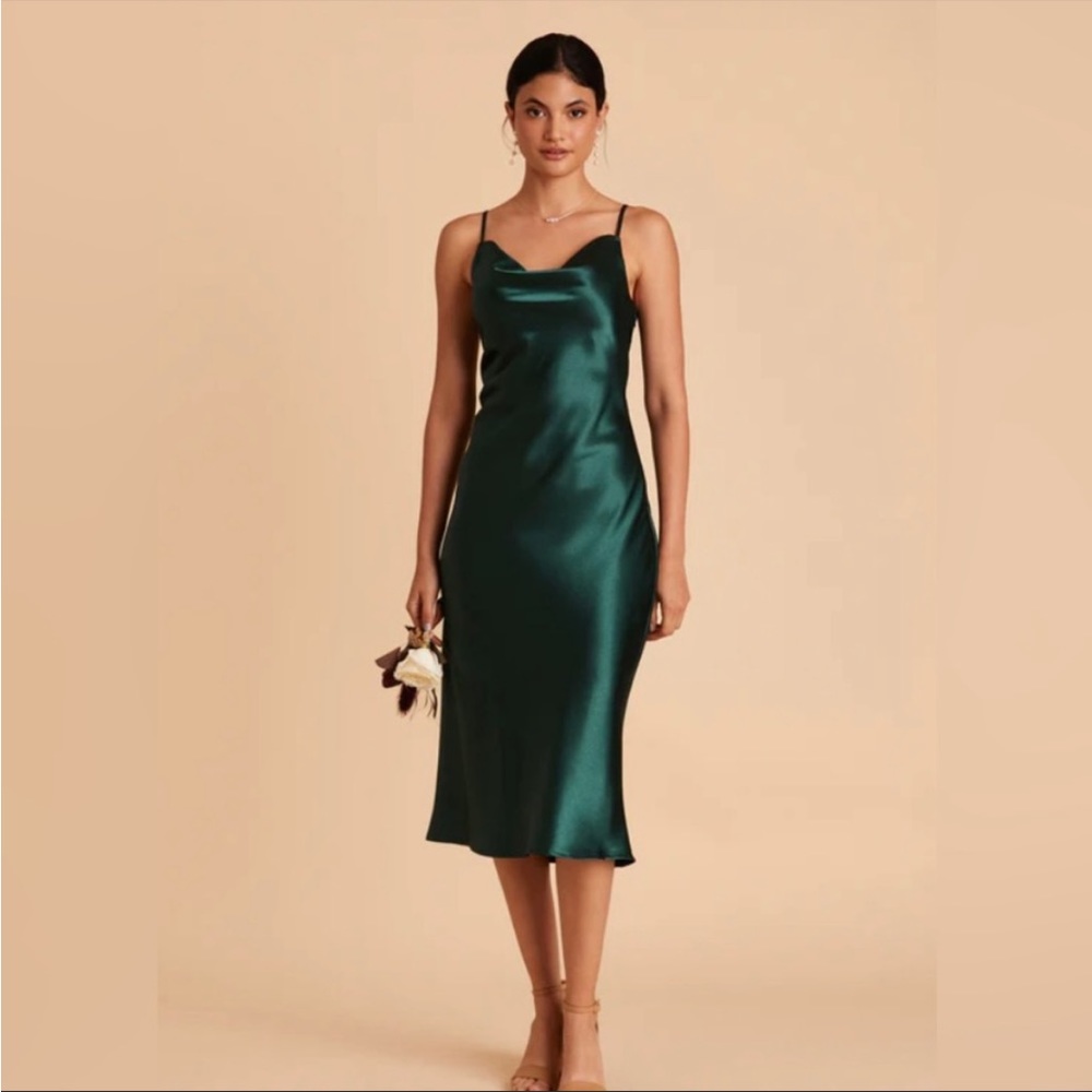 Birdy grey Lisa midi dress : emerald green